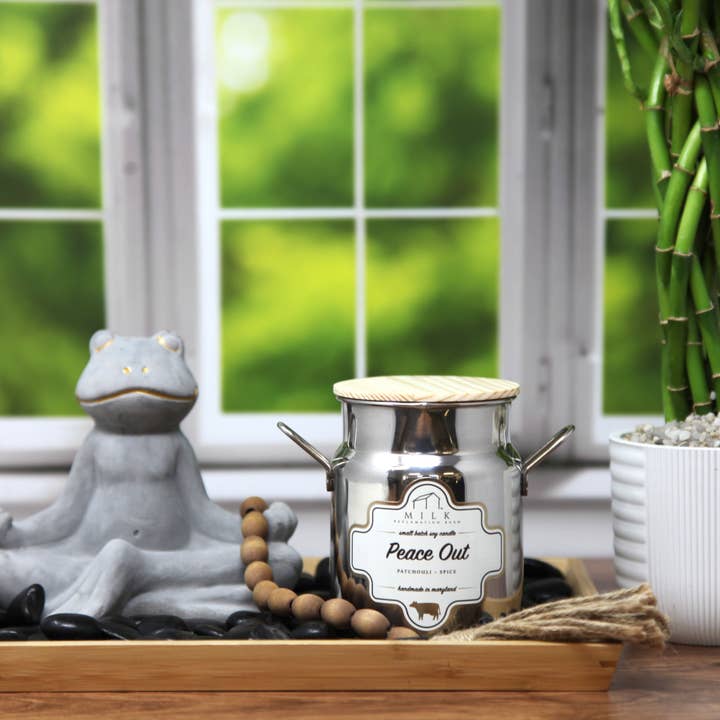 Milk Reclamation Barn - Wholesale Jar/Filled Candle - Stainless Milk Churn Candle - 12.5 oz50