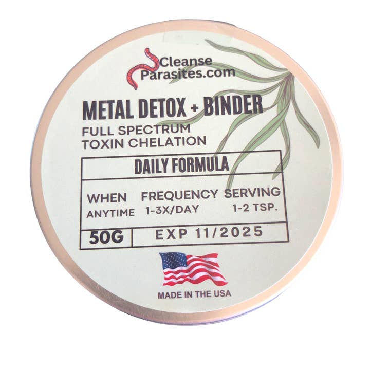 Metal Detox Cleanse + Binder - Full Spectrum Chelation for wholesale by Cleanse Parasites