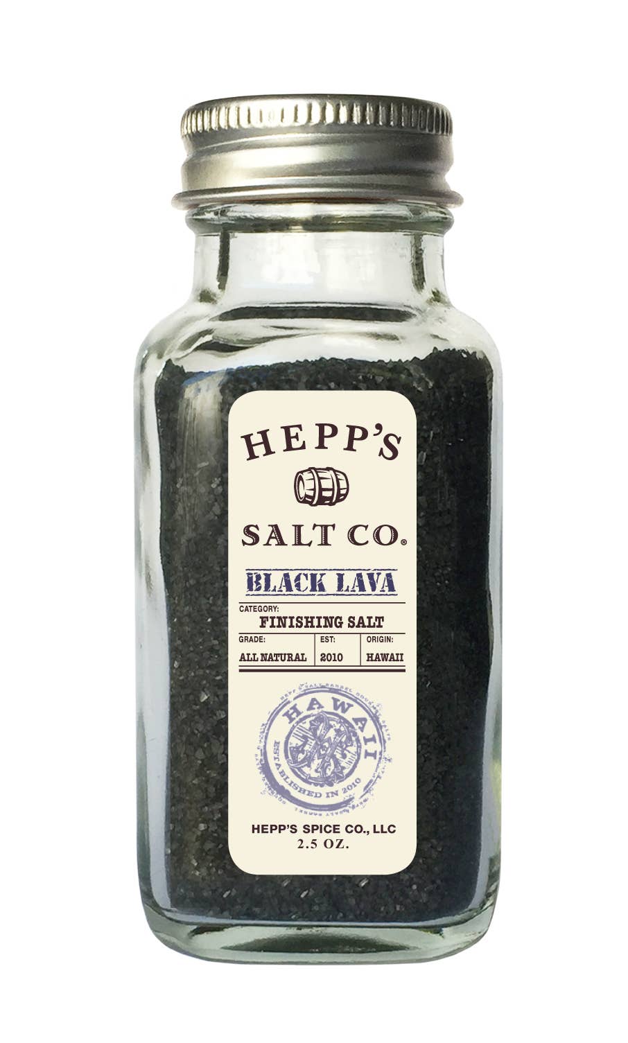 Black Lava Sea Salt for wholesale by HEPP'S Salt Co.