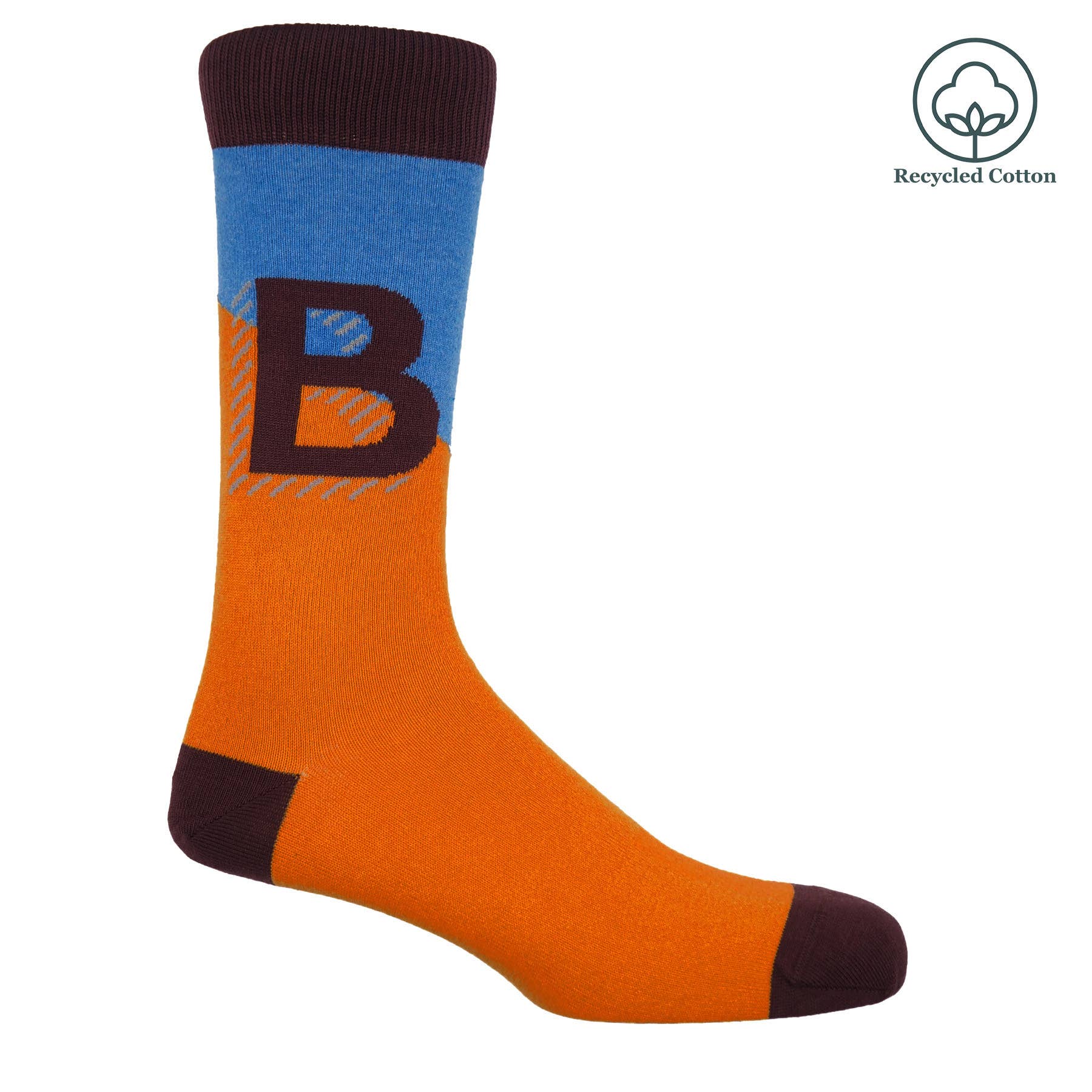 Peper Harow Socks - Wholesale Socks - Men's - Alphabet Recycled Men's Socks1