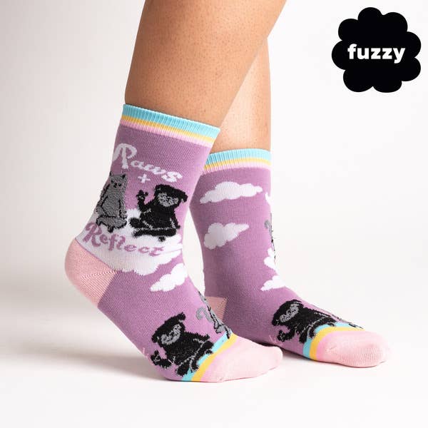 Sock it To Me - Wholesale Socks - Women's - Women's Crew Sock: Paws + Reflect1