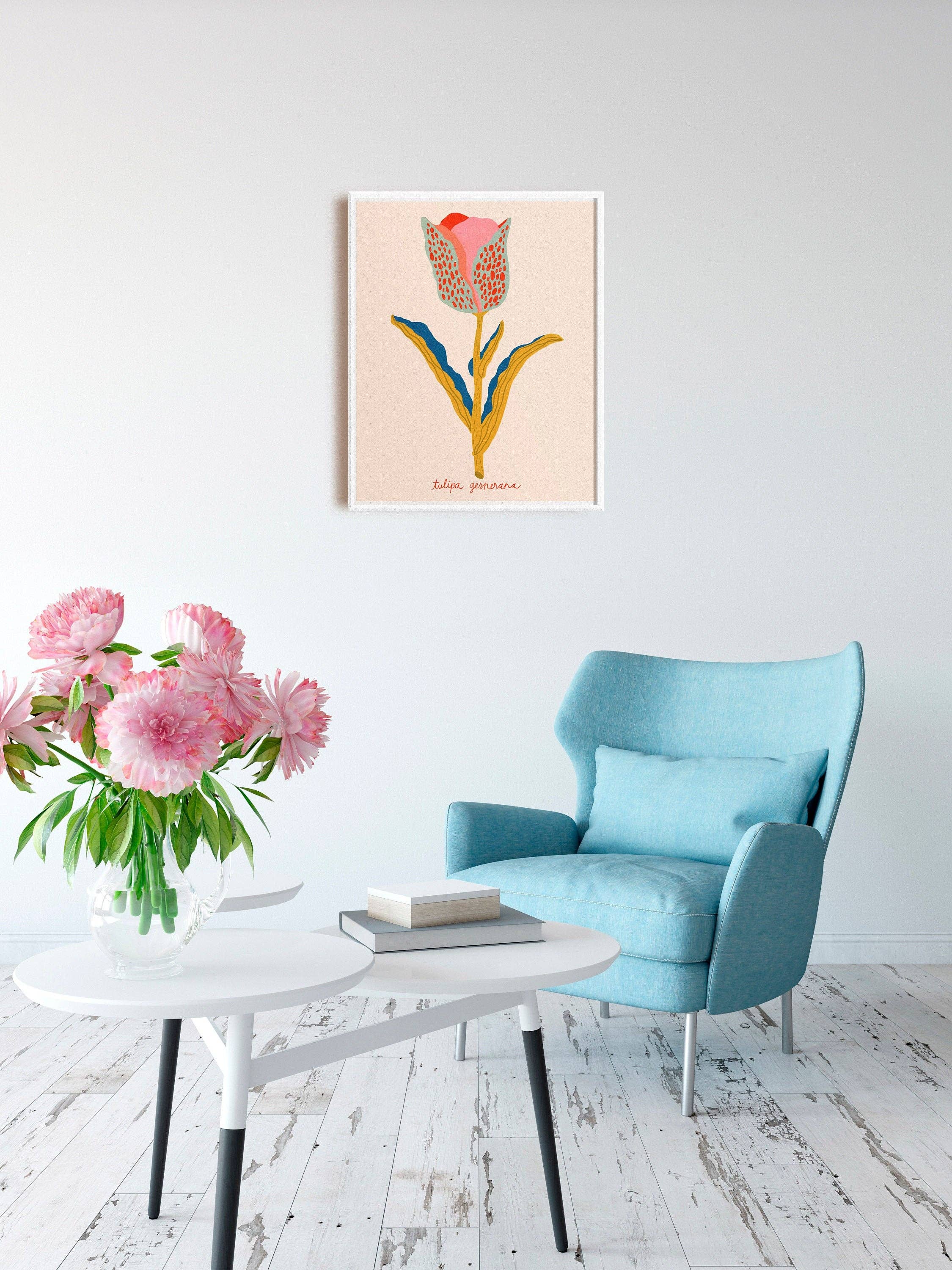 Dream Folk Studio - Wholesale Art Print - Tulip Botanical - Art Print3