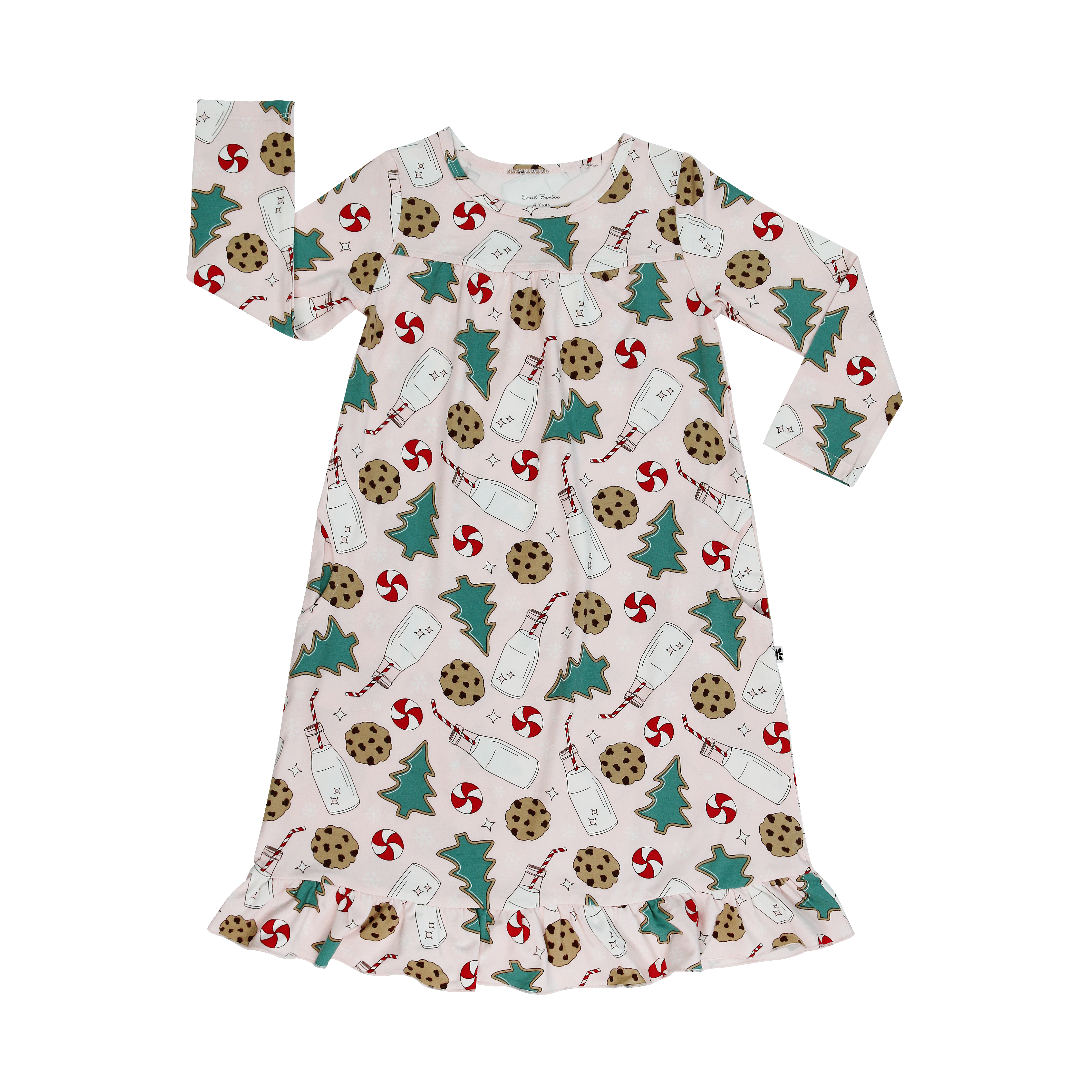 Santa's Keks Rosa Santa's Cookie Pink Boho-Kleid für den Großhandel auf Faire1