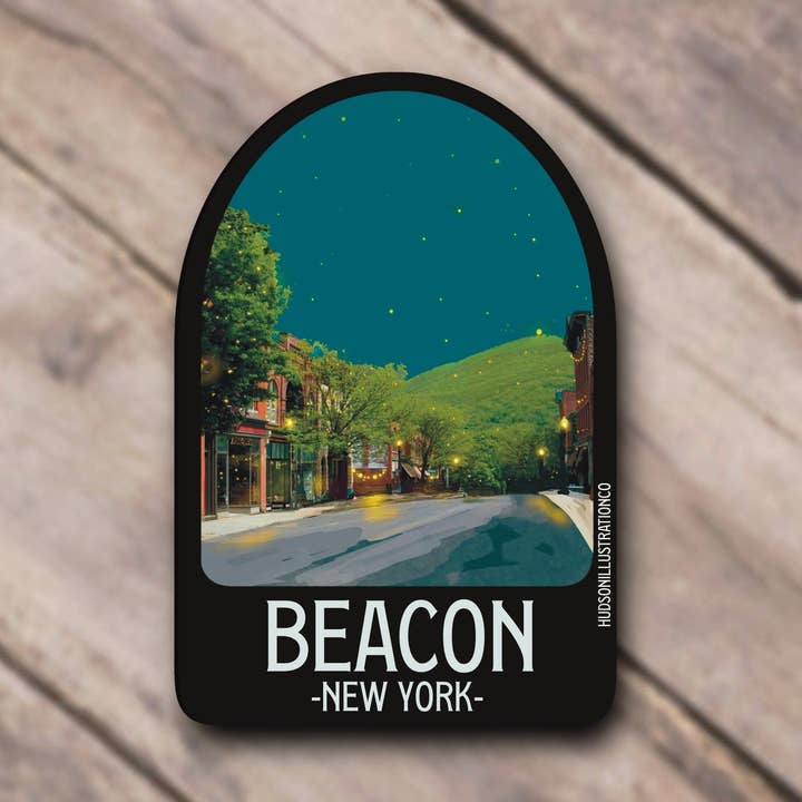 Hudson Illustration Co - About Town Co - Wholesale Sticker - Beacon New York