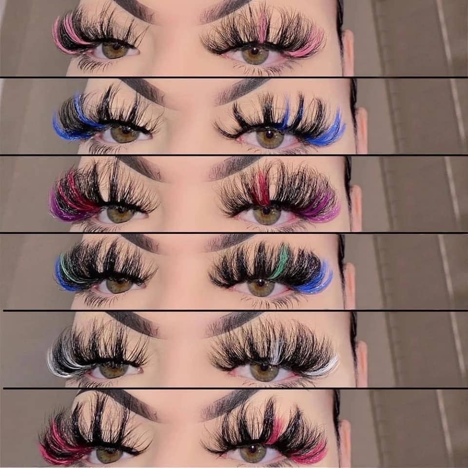 Island Eyez Vendor - Wholesale False/Fake Eyelashes - Handmade 25 mm Colored Lashes Wholesale12