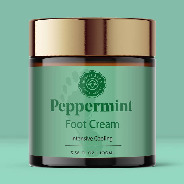 Peppermint Foot Cream for wholesale by Woolzies