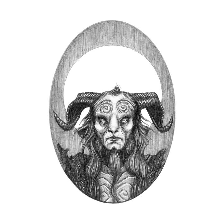 Caitlin McCarthy Art - Wholesale Art Print - The Faun Fine Art Print - Pan's Labyrinth