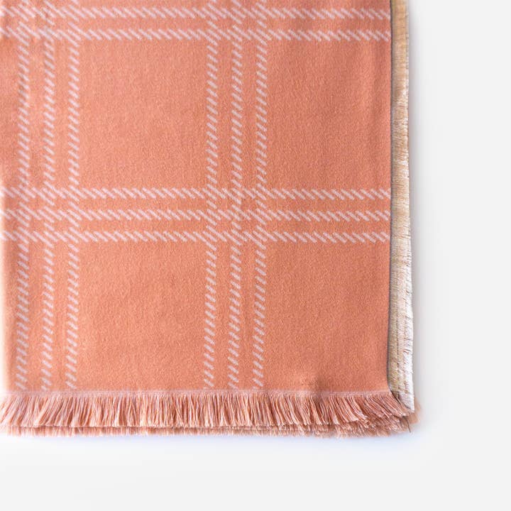 YOUZEY - Wholesale Throw Blanket - CozyLux Ultimate Comfort Reversible Blanket - Melon1