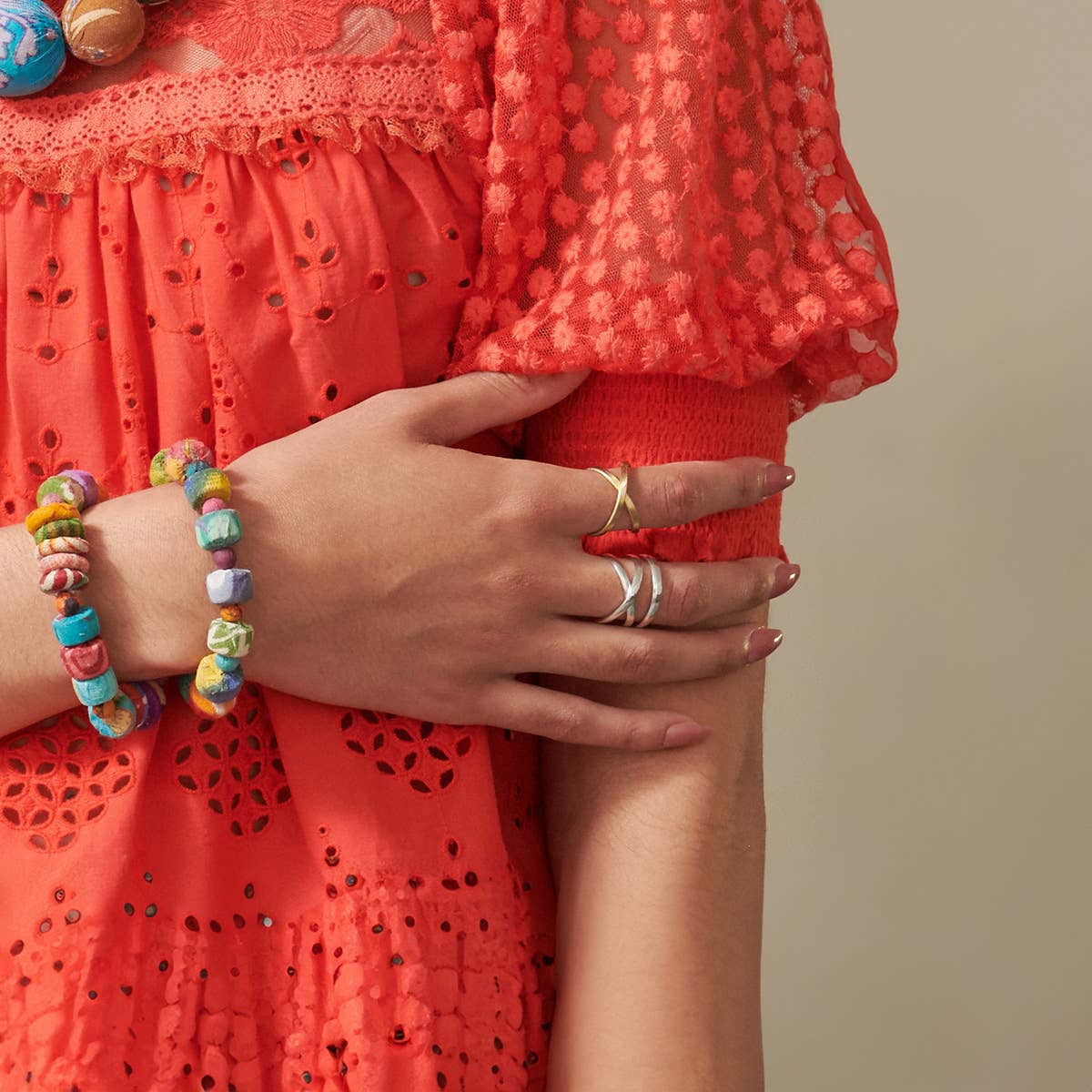 WorldFinds - Venta al por mayor Anillo de banda/apilable - Anillo Linear X - Plata1