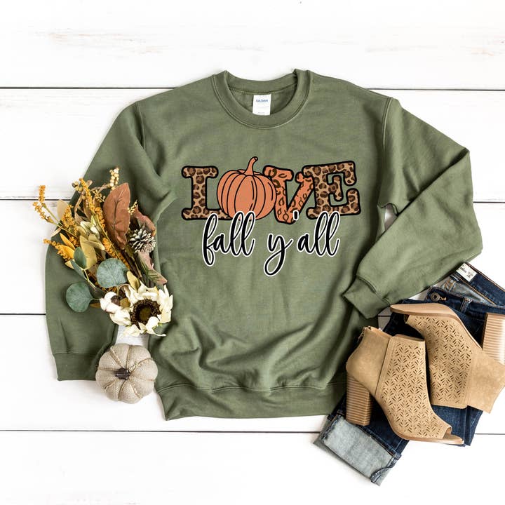 Léopard Love Fall Y'all pour la vente par Great Tees
