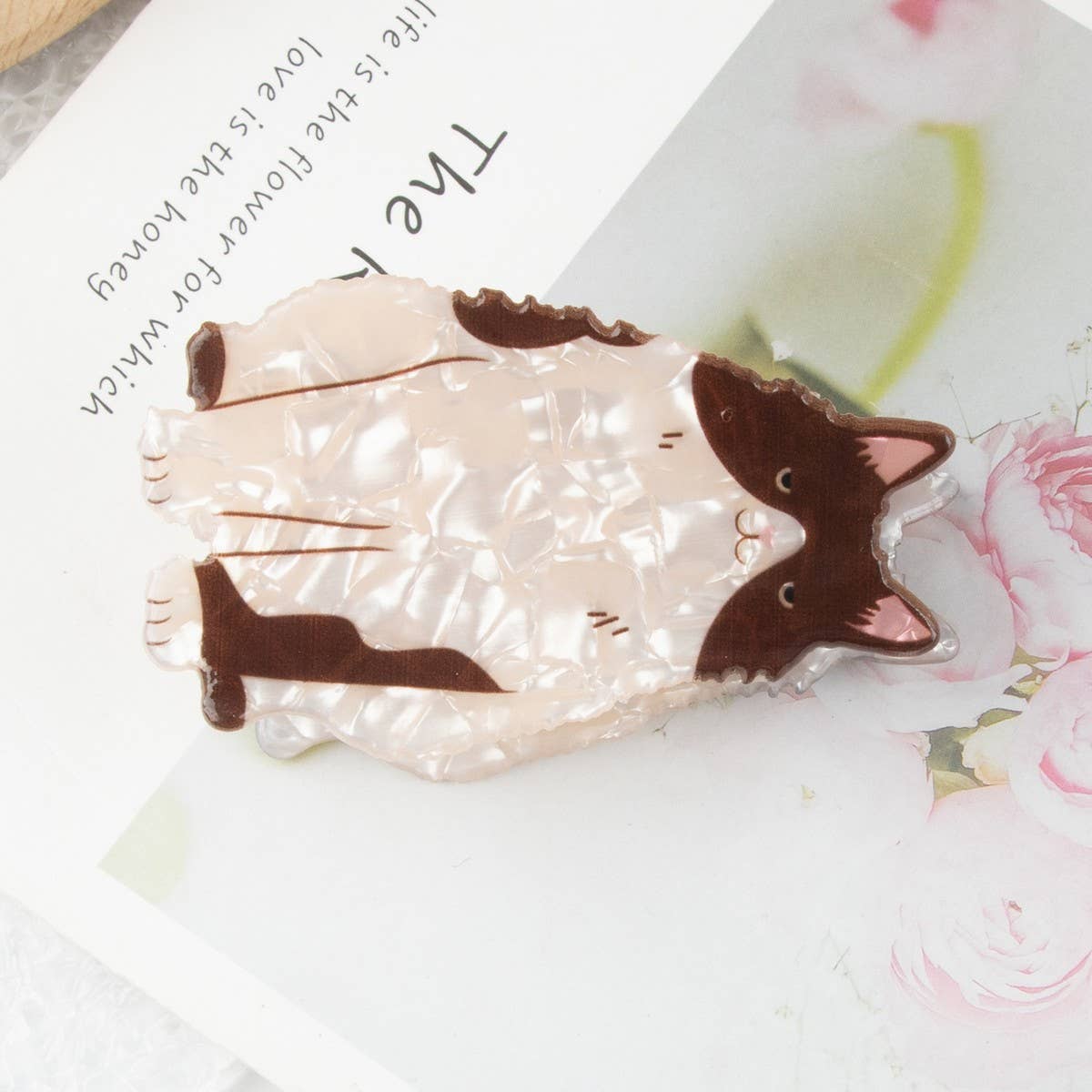 ACCITY - Wholesale Hair Clip - Women's - Cute Cat Hair Claw Clip for Women, Cartoon Style_CWAHA06892