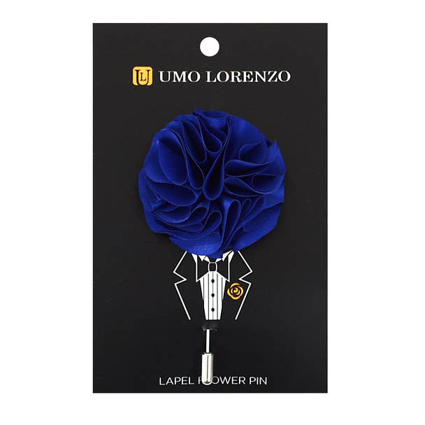 Selini New York - Wholesale Lapel Pin/Button - Solid Bouquet Piped Flower Lapel Pins5