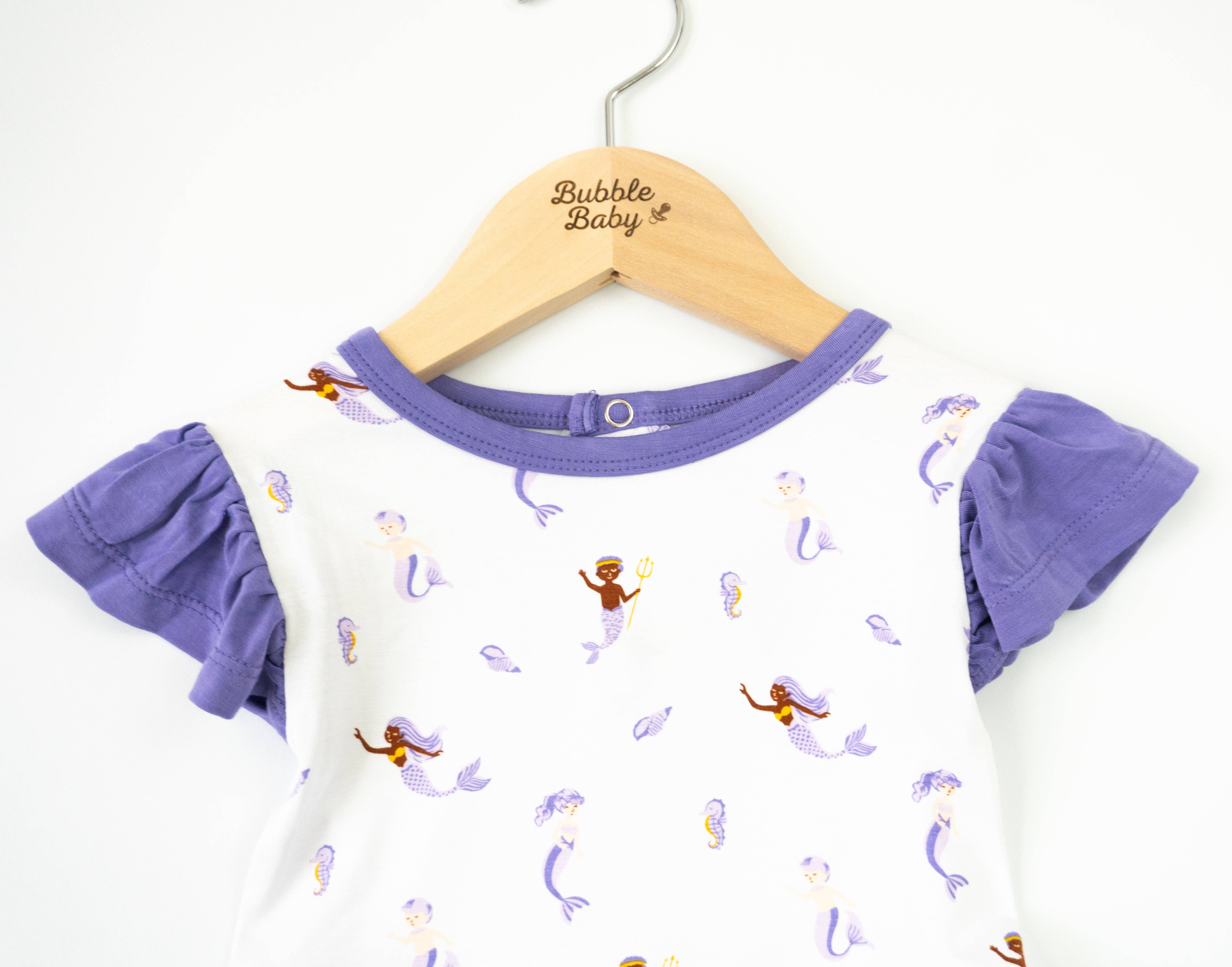 Bubble Baby - Wholesale Dress - Baby - Mermaid | Flutter Bodysuit Dress2