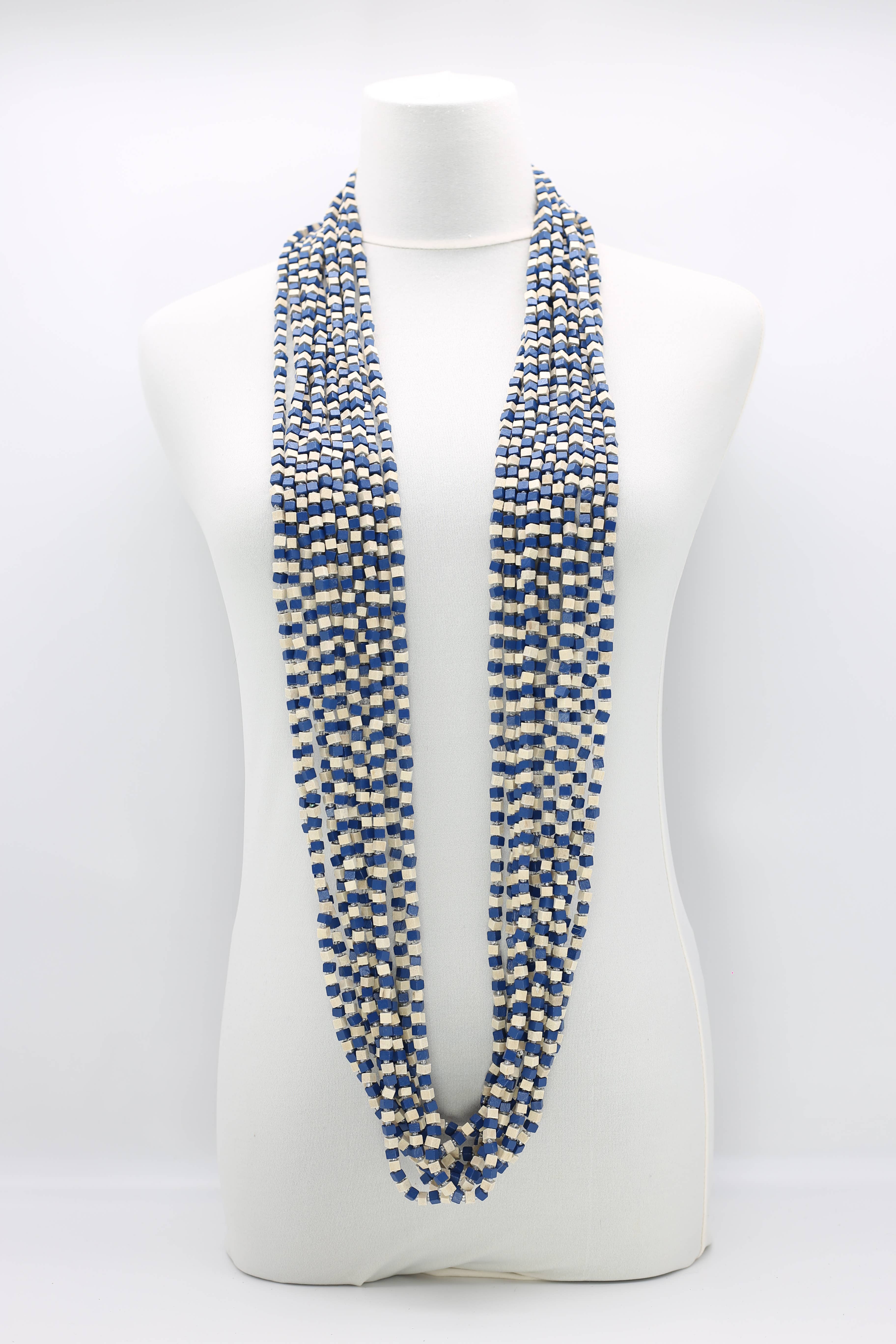 Jianhui London – Engroshandel Perlehalskæde – Den næste Pashmina halskæde Træperler - Mosaic Art106