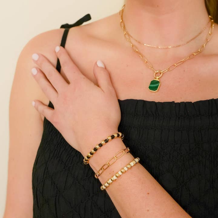 Oval länk guldfyllda kedja armband för wholesale av Ashley Schenkein Jewelry Design