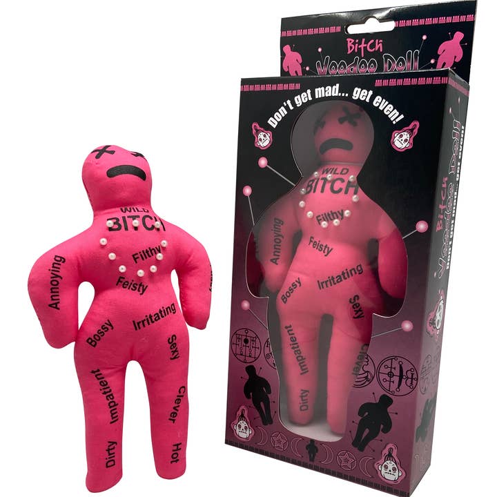 The Diabolical Gift People - Novelty Gifts, Mother's Day - Wholesale Gag Gift/Novelty Gift - Bitch Voodoo Doll - Novelty Gifts, Voodoo, Gag Gift