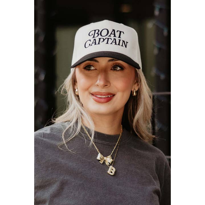 Katydid - Wholesale Trucker Hat - Women's - Boat Captain Two-Toned Retro Hat