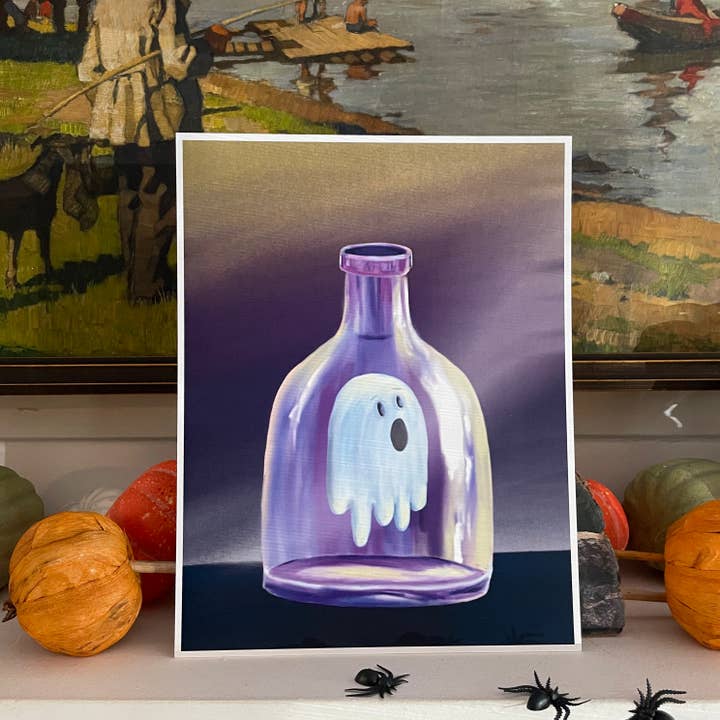 Jess Buckholtz Art - Wholesale Art Print - Trapped Little Ghost1
