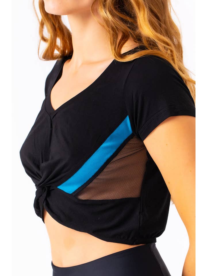 black petrol SAHARA t-shirt for wholesale on Faire7