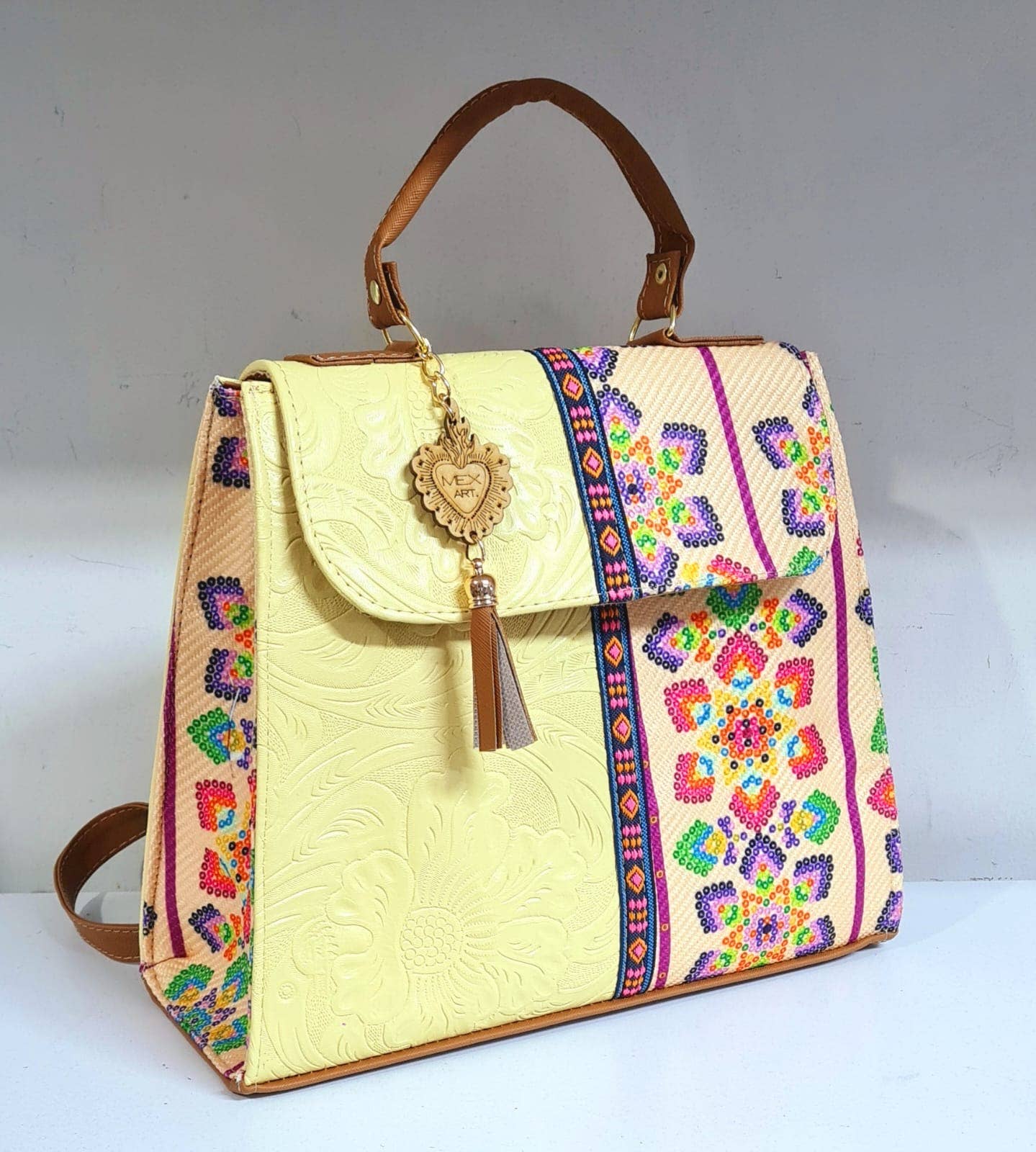 GMCE Global Trading, LLC - Wholesale Backpack - Women's - Handcrafted Artisan Backpack Embroidered Jute 5