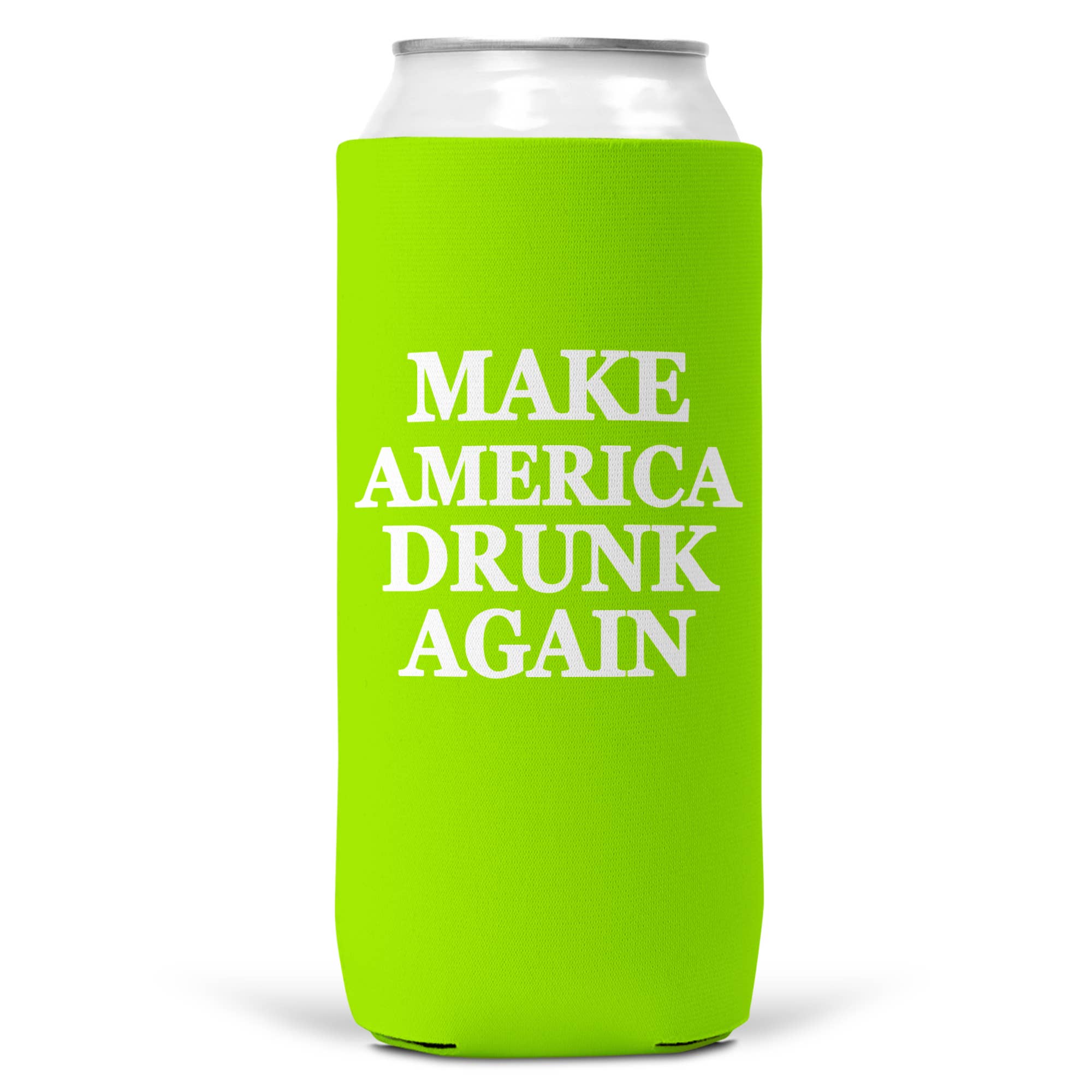 Wi-Wear – wholesale Drink huggers & koozies – Make America Drunk Again SLIM CAN Coozie/Cooler5