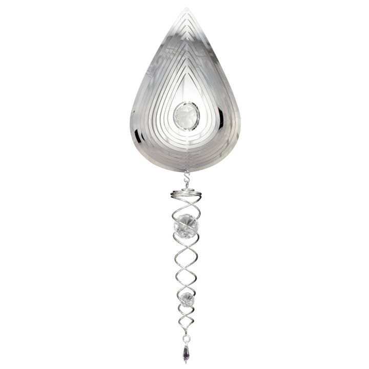 Crystal Mirror Teardrop - Mini Set Wind Spinner for wholesale by Spinfinity Designs