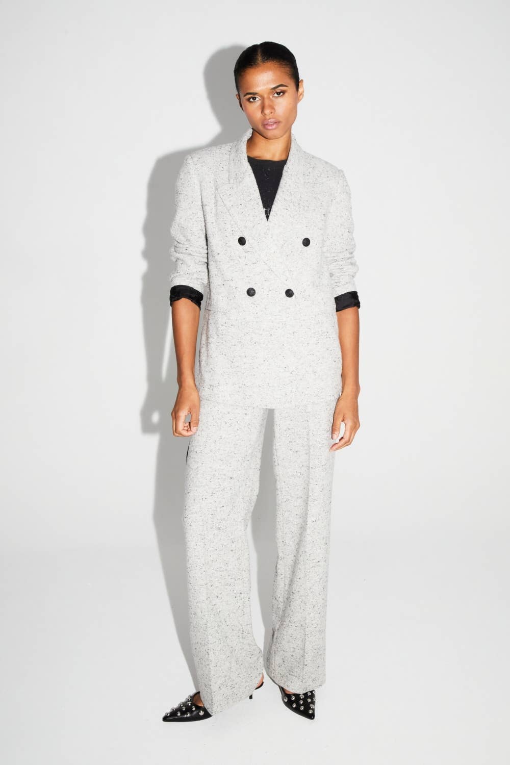 IMPREVU - Wholesale Blazer - Women's - Ema Laine Granito Blazer made in Italy