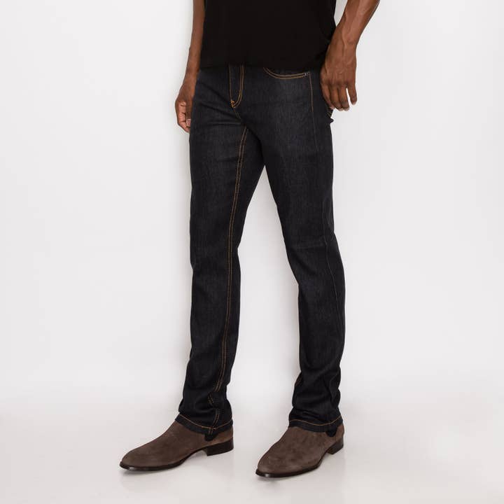 Victorious - Wholesale Jeans - Men's - DL938 SKINNY FIT RAW DENIM JEANS (OPEN PACK)