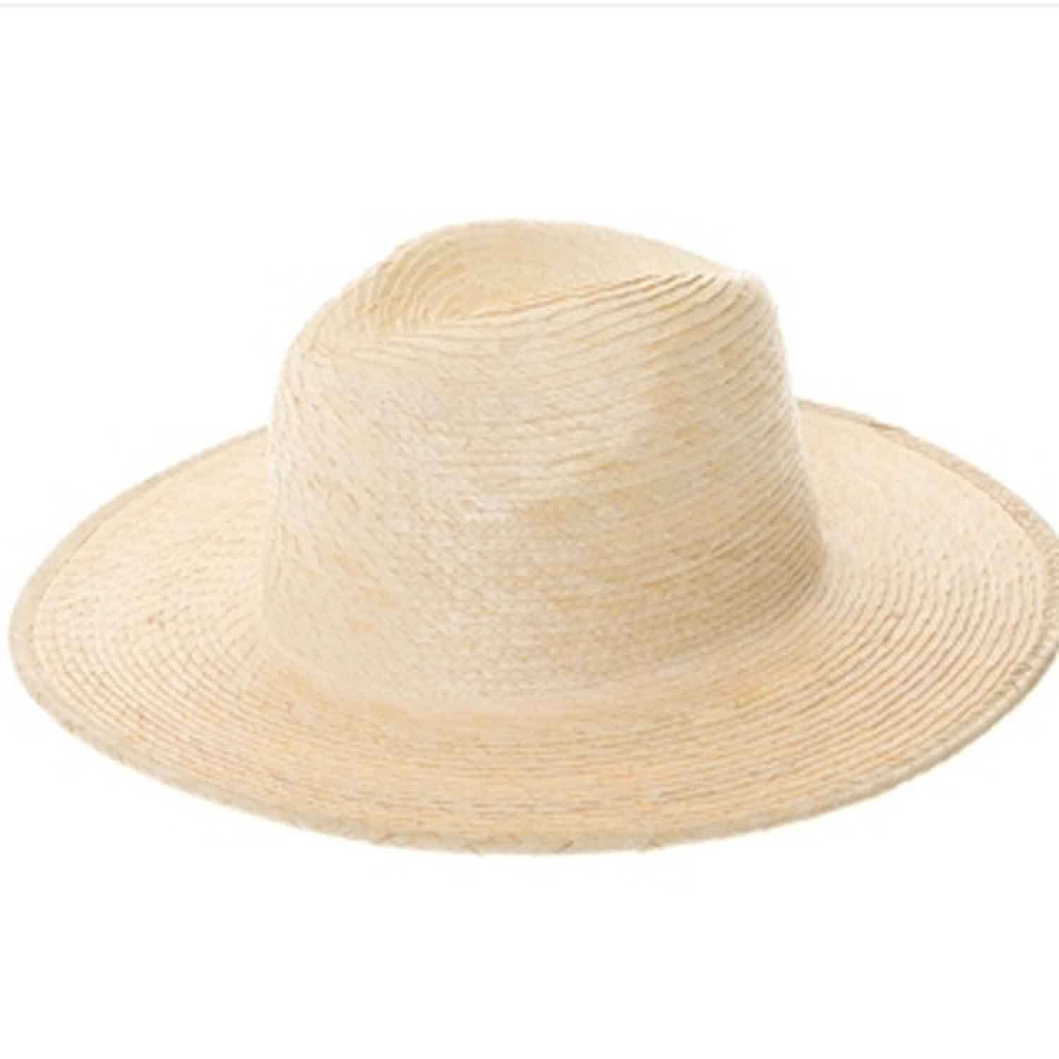 Bella Betty - Wholesale Straw Hat - Women's - Summer fedora in natural palm leaf straw (Copy)13