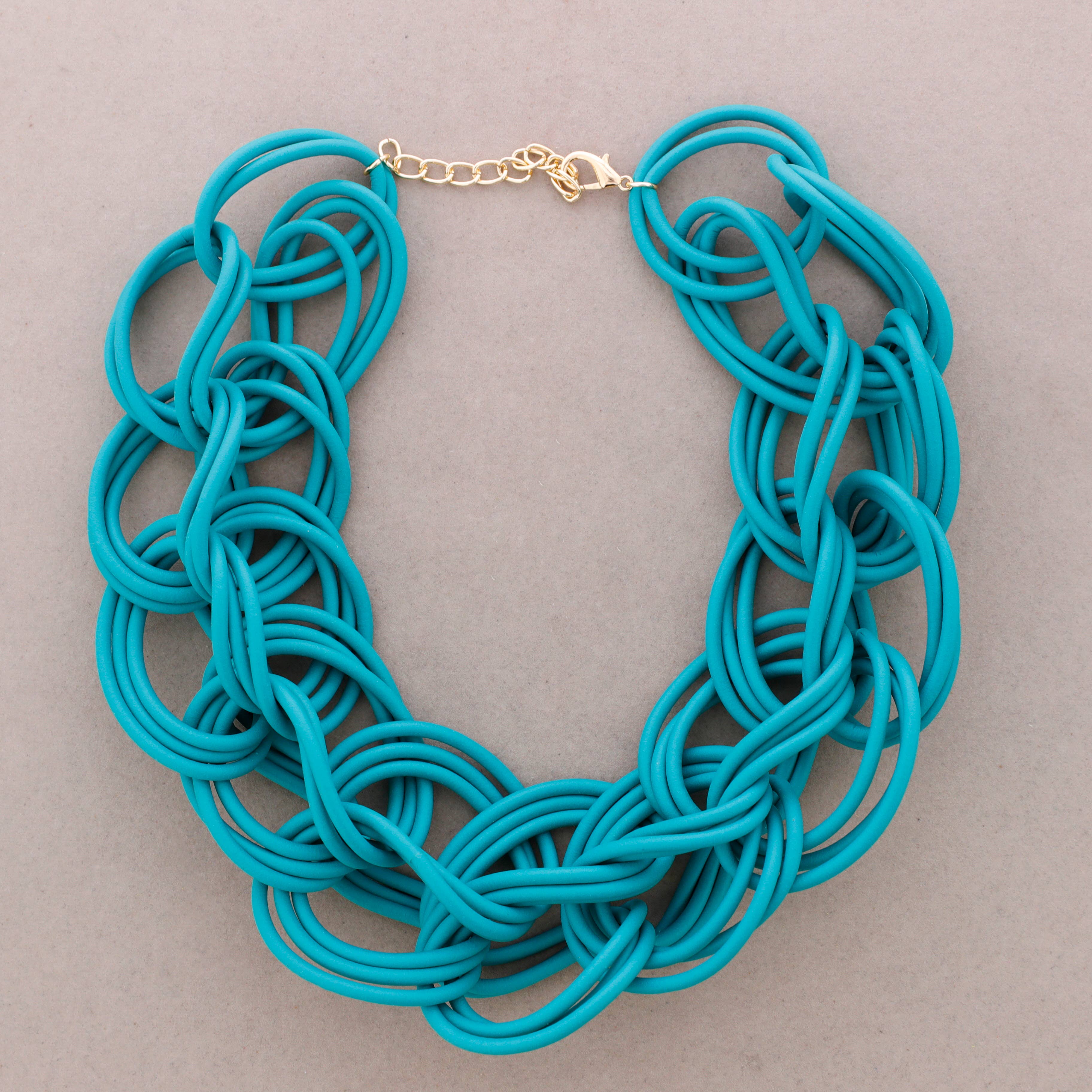 Sonata - Wholesale Snap Jewelry - Rubber Link Choker4
