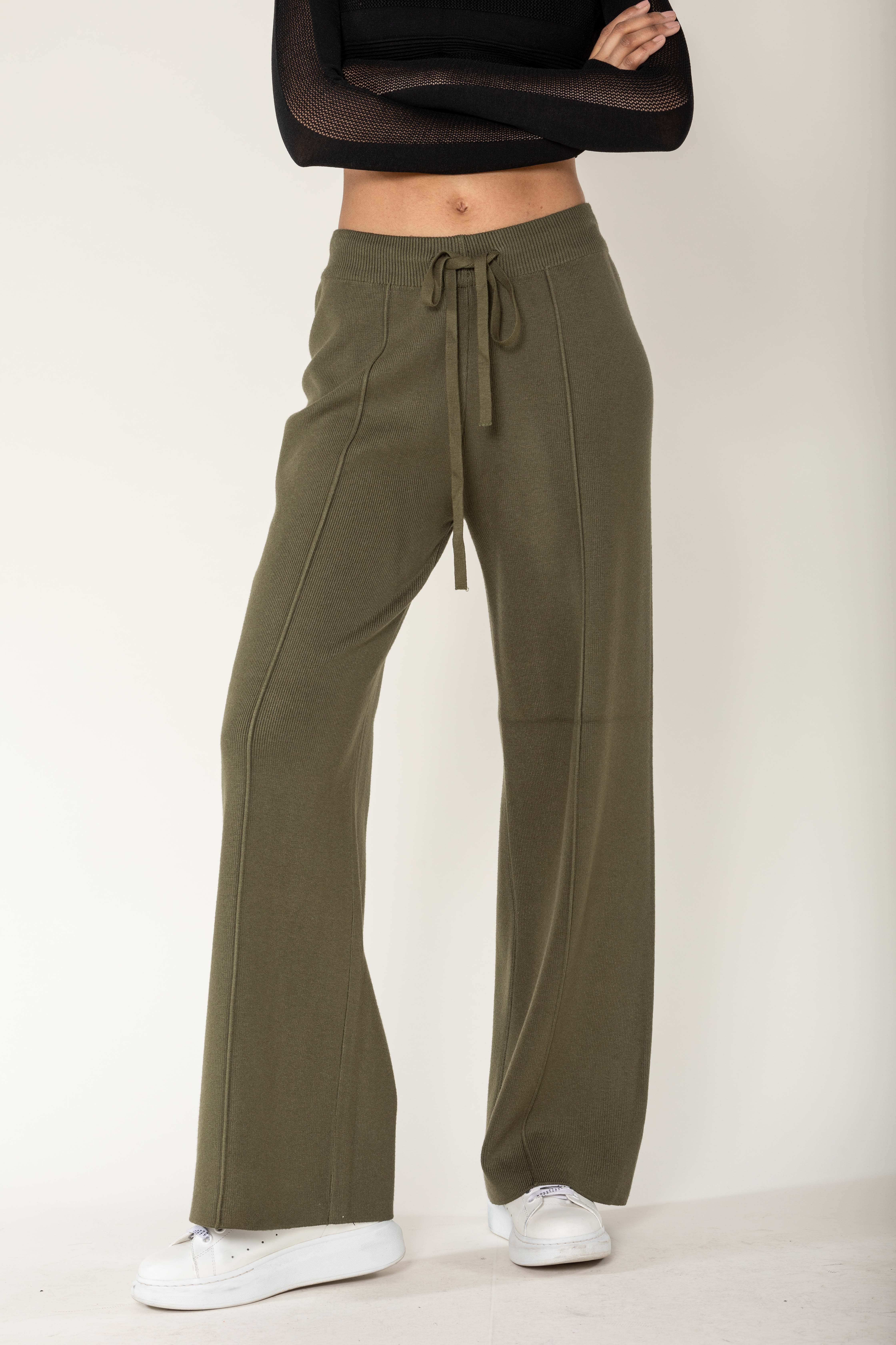 Nina Carter – Engroshandel Bukser - Dame – F025 Flared Cocooning Comfort-strikbukser25