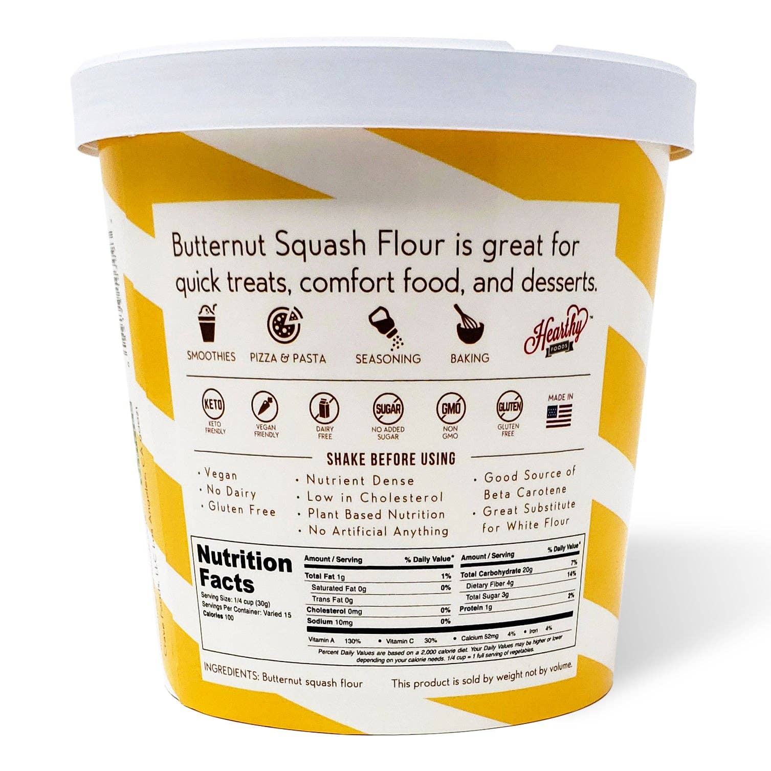 Hearthy Foods - Wholesale Flour - Butternut Squash Flour1