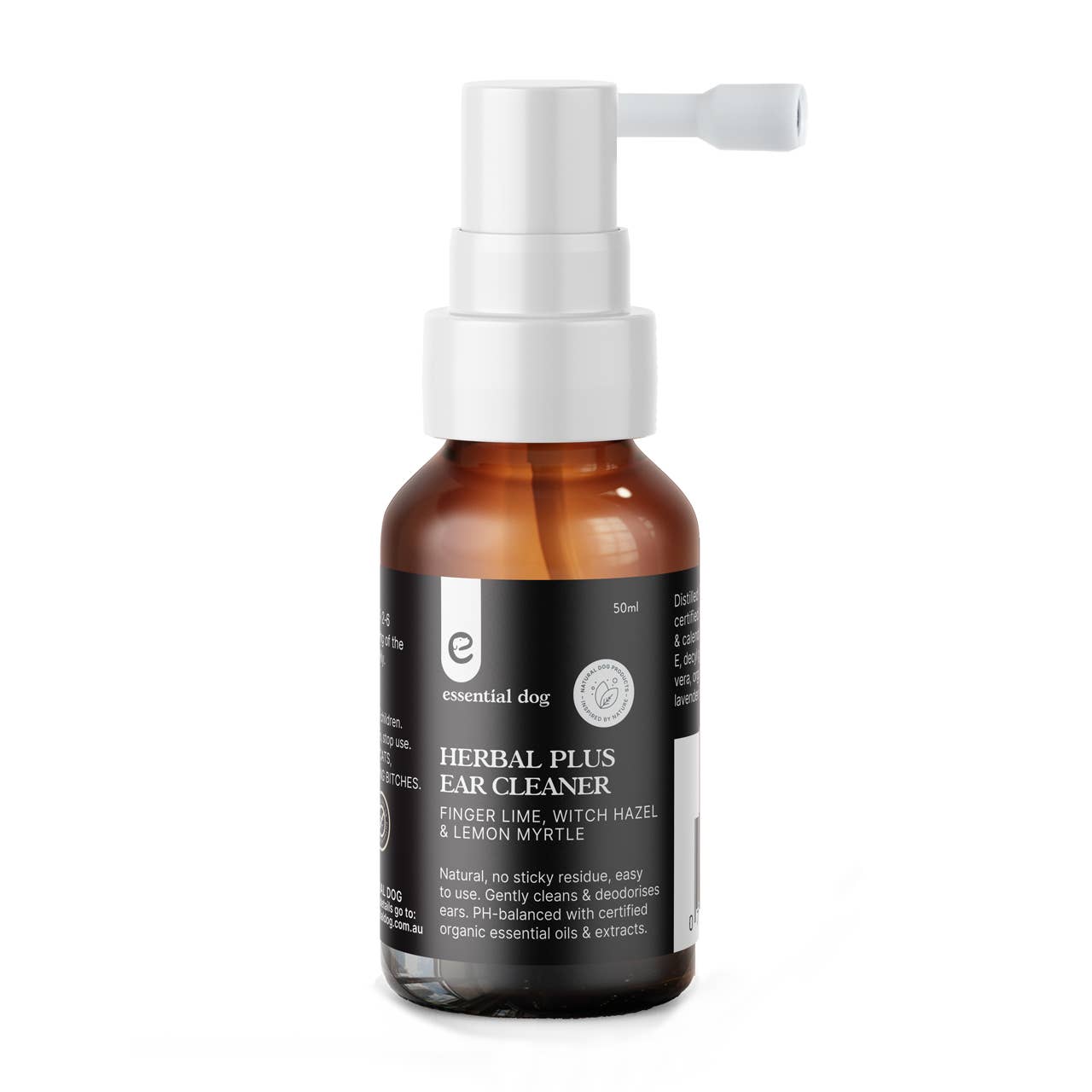 Essential Dog - Wholesale Pet Grooming Aid - Dog - Herbal Dog Ear Cleaner (Finger Lime & Lemon Myrtle)1