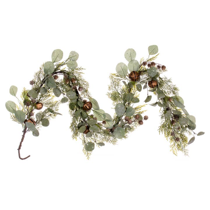 Vickerman 5' Winter Jingle Bell Garland for wholesale by Vickerman