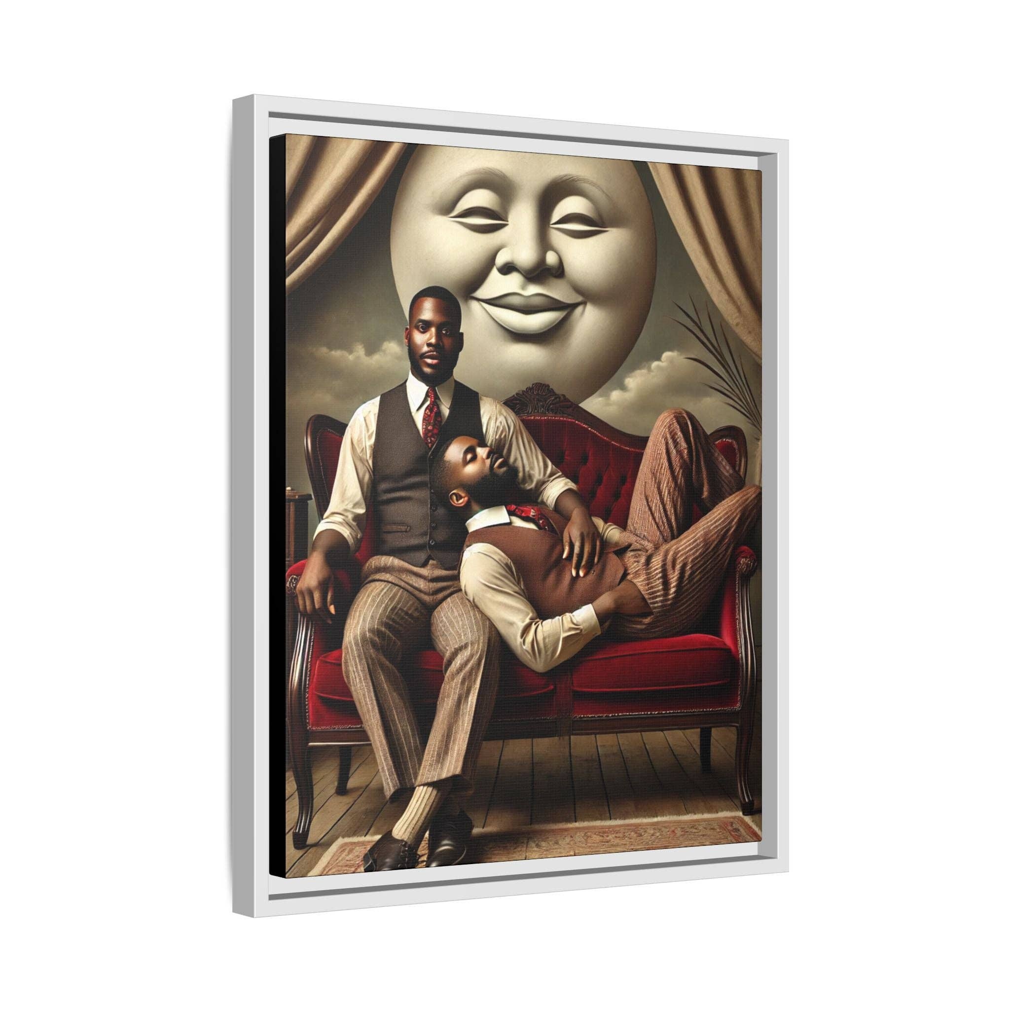 Walt & Pete - Wholesale Art Print - Missing Art Studies - Man In The Moon 00618