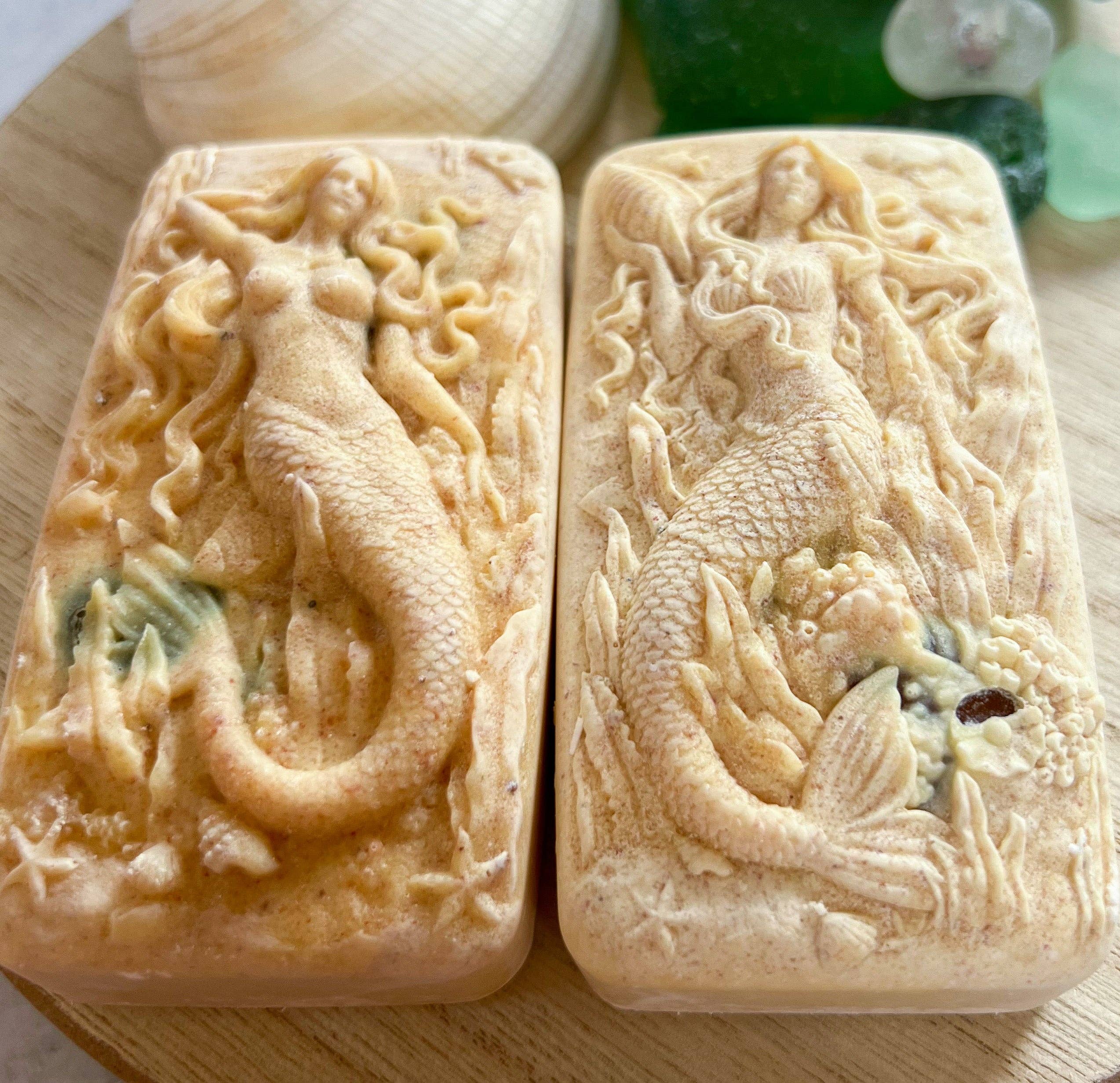 Fairyland Glade - Wholesale Bar Soap - Lemon Verbena Hidden Sea Glass Sea Salt Soap MADE TO ORDER2