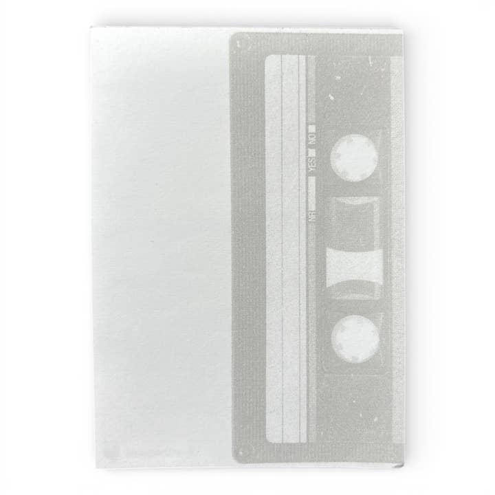 Notizblock Kassette DIN A6 – Nostalgischer Mixtape-Block | Retro Schreibblock für den Großhandel von ilovemixtapes