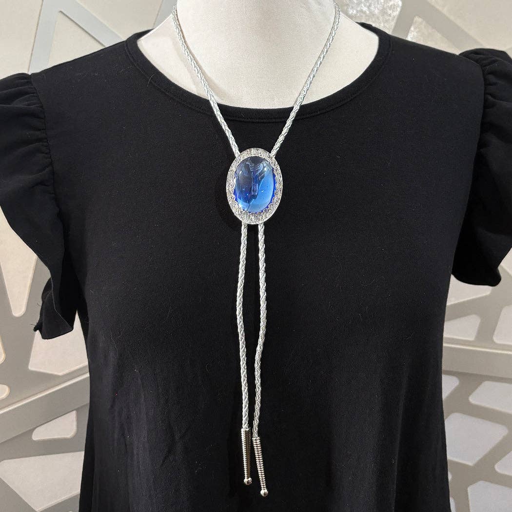 Audacious Studio - Wholesale Pendant/Charm Necklace - Gazing Crystal Bolo Tie3
