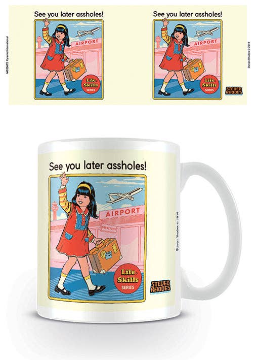 Pyramid International - Wholesale Coffee Mug - Steven Rhodes (See You Later Assholes)0