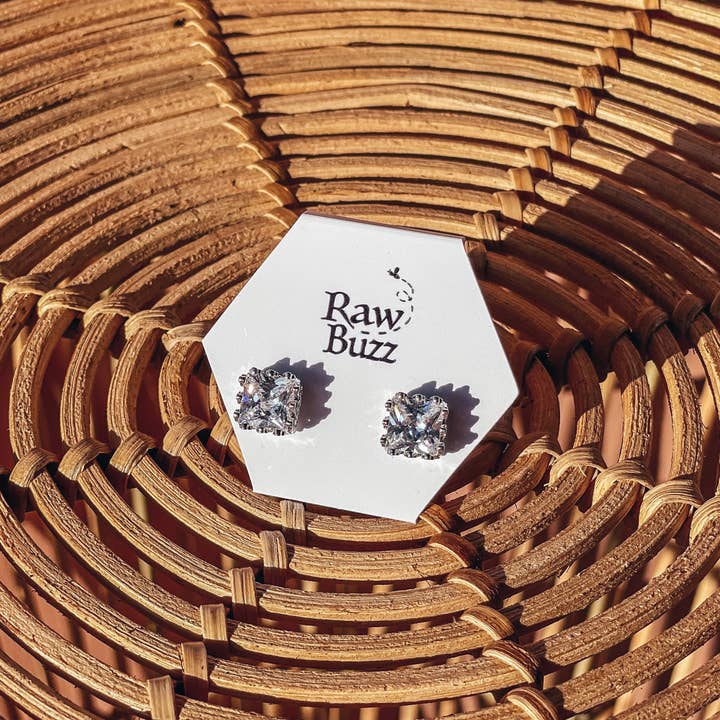 Bee Unique Stud Earrings for wholesale by Raw Buzz Co