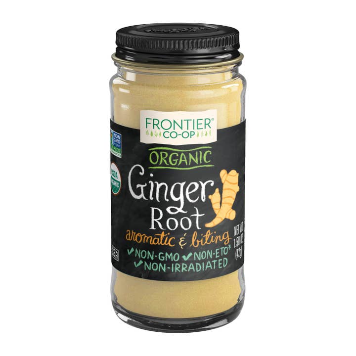 Organic Ground Ginger Root, Aromatic & Biting, Non GMO for wholesale by Frontier Co-op