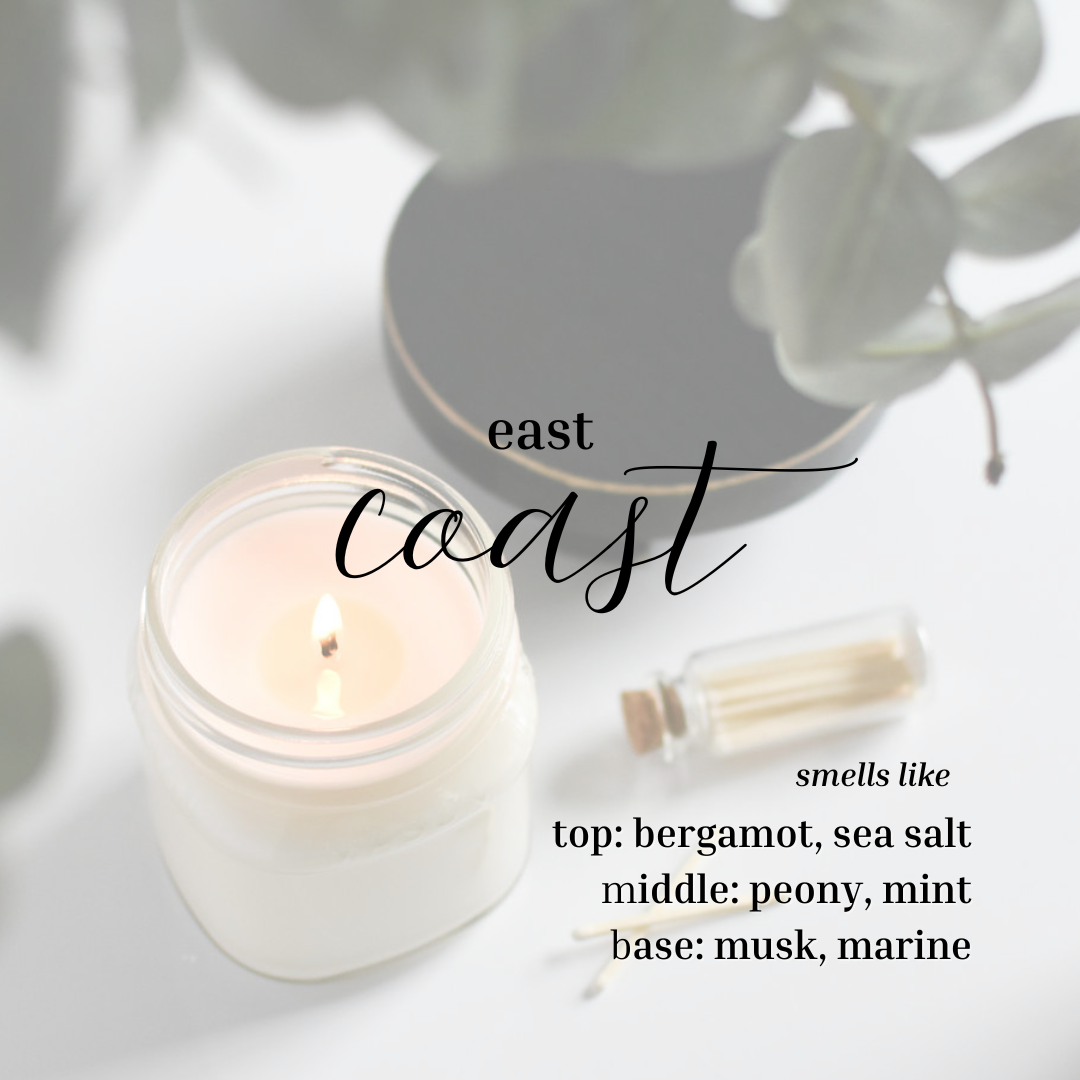 Birchouse Botanicals - Wholesale Jar/Filled Candle - East Coast 8 oz. Soy Candle - Coastal Home Decor, Fragrance2