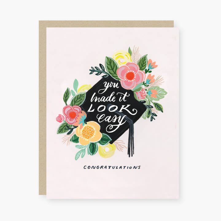 du hast es einfach aussehen lassen Abschlusskarte für den Großhandel von 2021 Co.