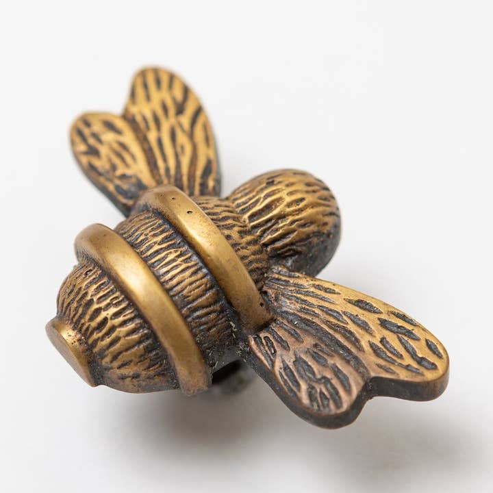 Brass Bee Drawer Cabinet Knob - Heritage Finish for wholesale by Brass bee