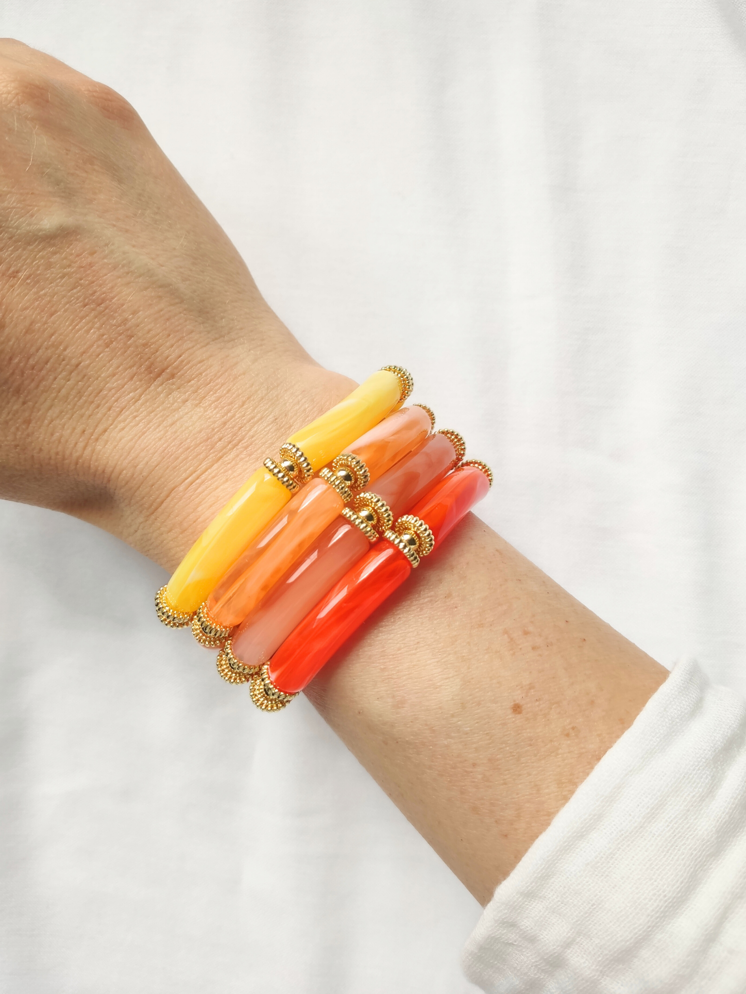 L'Atelier d'Artémis - Venta al por mayor Pulsera de cuentas - Pulsera elástica SALMA2