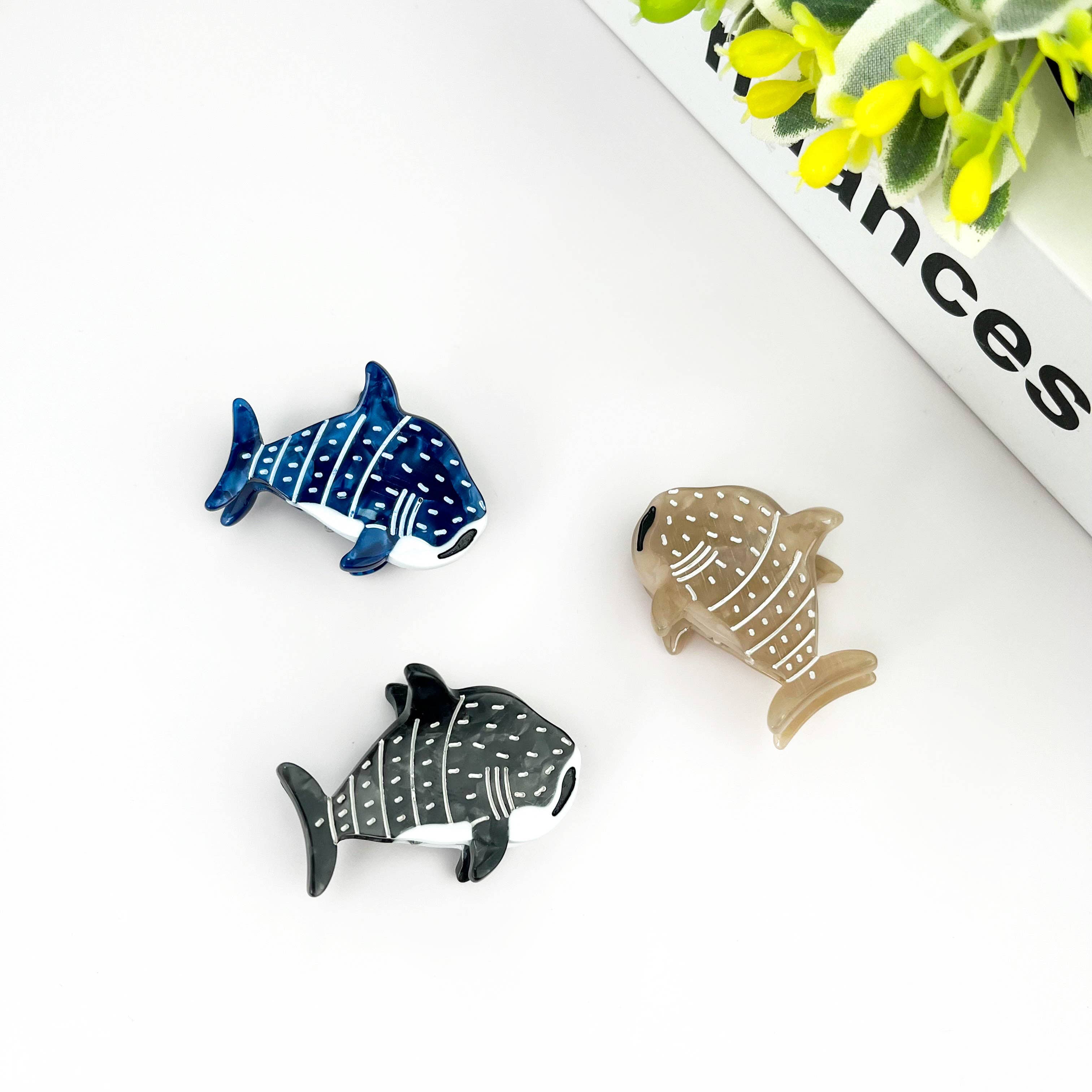 TheDivaSoap - Wholesale Hair Clip - Women's - Acetate Mini Marine Animal Hair Clip,Shark Octopus Claw Clip9