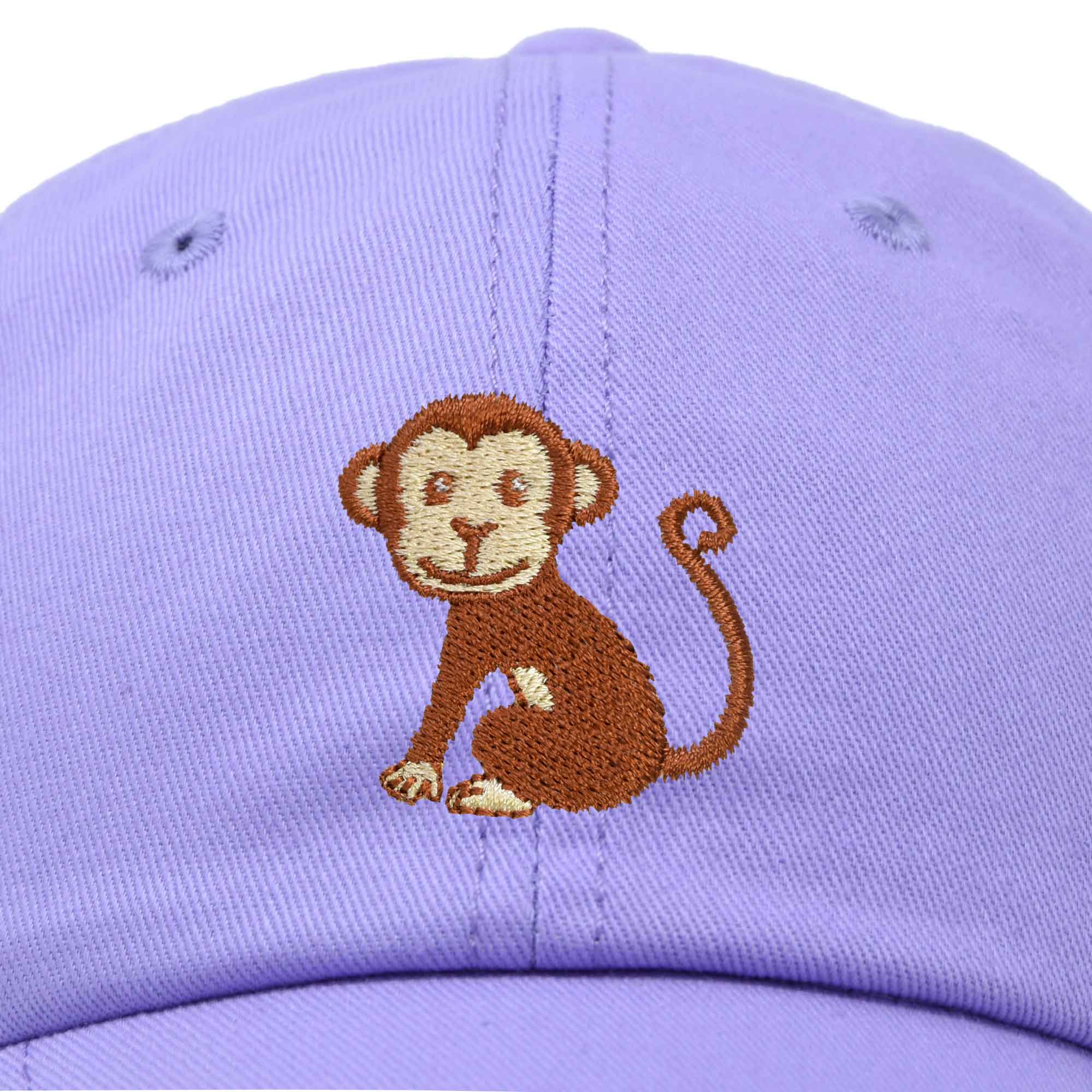 Dalix – Großhandel Basecap – Kinder – DALIX Cute Monkey Kinderhut bestickte Ballkappe Mädchen Jungen17