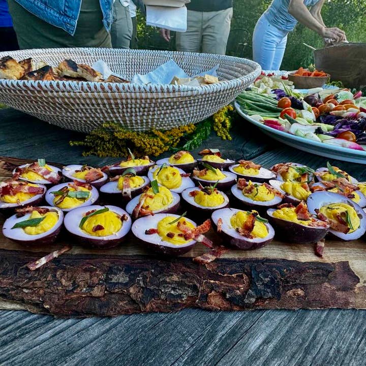 Olde Haven Farm - Wholesale Pickled Vegetables - Wild Maine Blueberry Pickled Eggs 16oz3