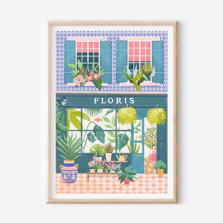 Florist Shop Print for wholesale by Simply, Katy