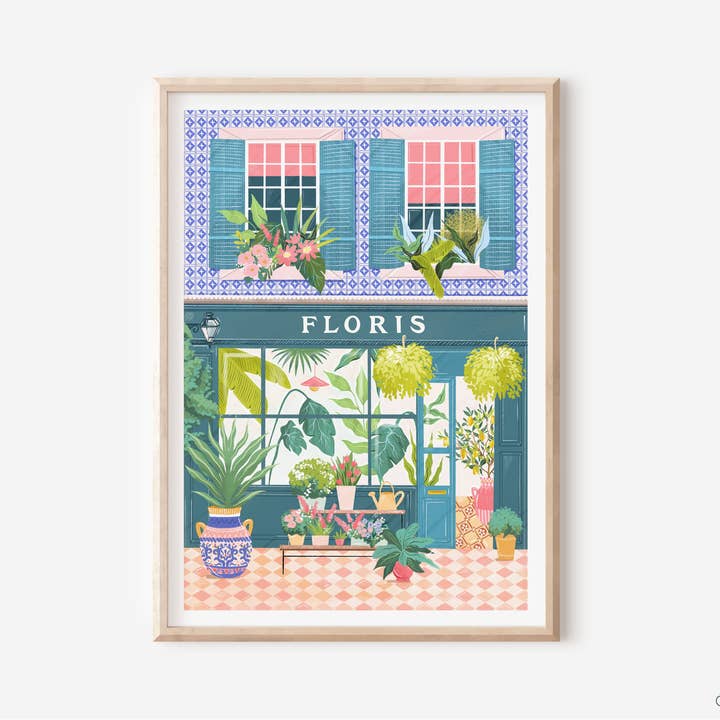 Florist Shop Print for wholesale by Simply, Katy